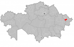 ШҚО Самар ауданының географиялық аумағы